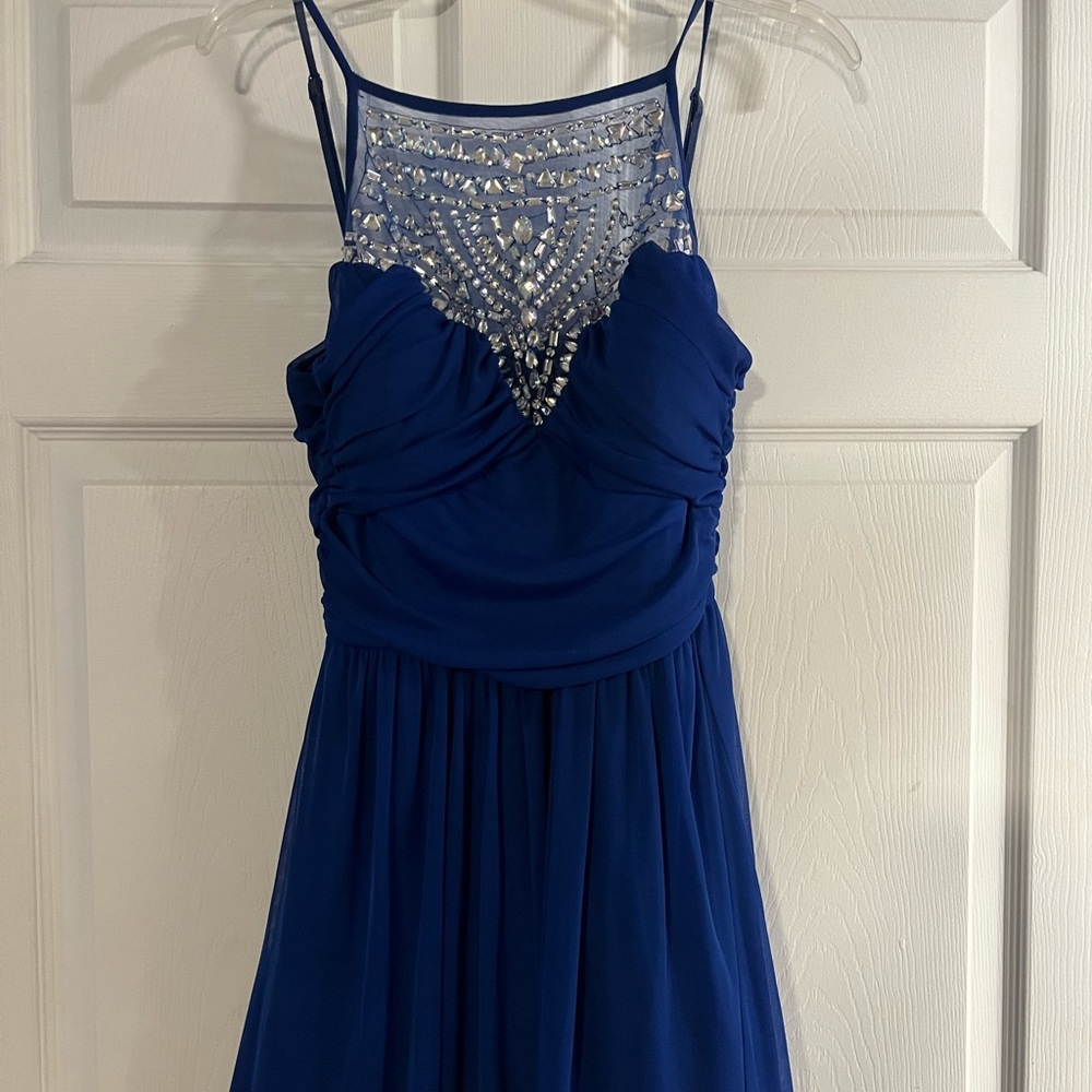 Blue homecoming dress